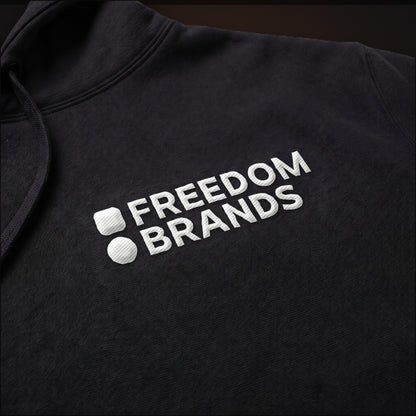 Freedom Brands Team Hoodie, embroidery detail [m655fb-04]