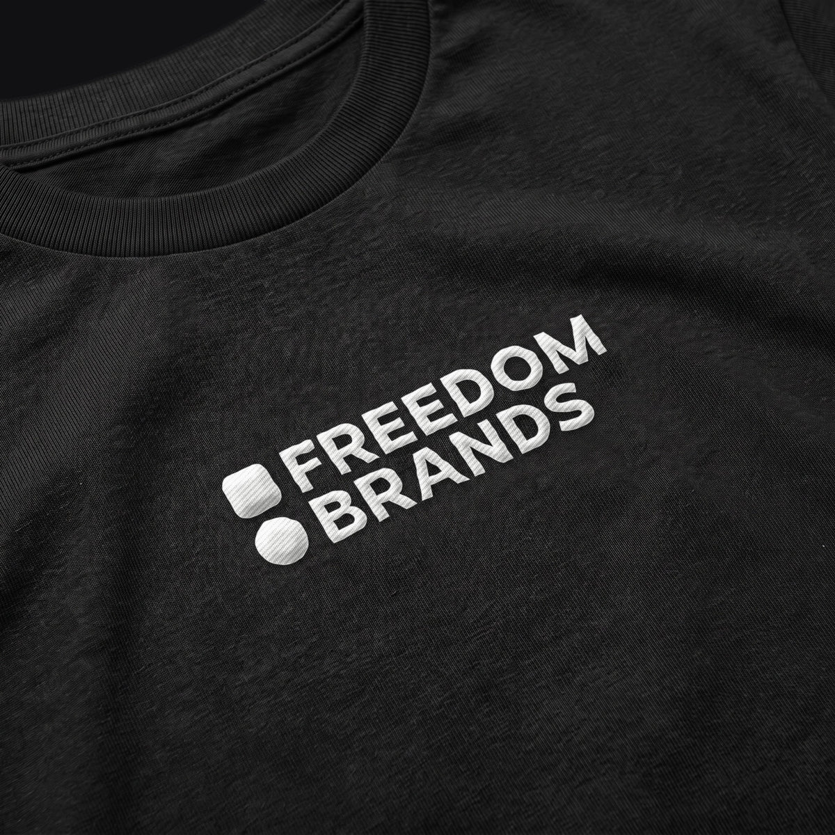 Freedom Brands Team Tee, embroidery detail [m655fb-04]