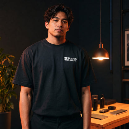 Freedom Brands Team Tee, front, worn [m818h-01]