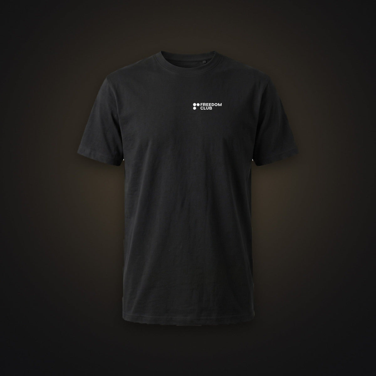 Freedom Club Team Tee, flat lay, left chest logo [m716-03]
