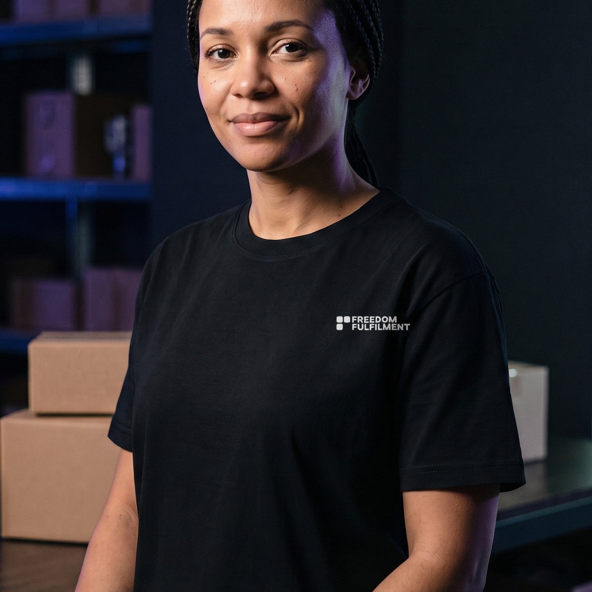Freedom Fulfilment Team Tee, left chest embroidered logo [m716-02]
