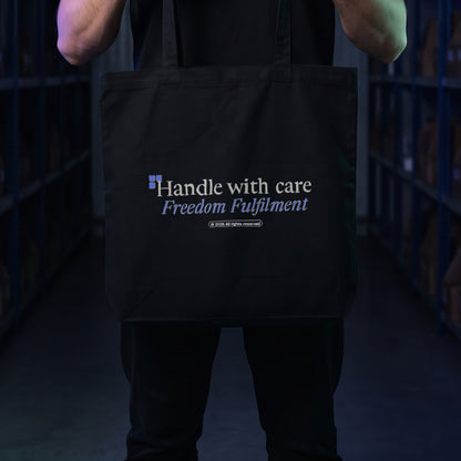 Handle With Care Tote, worn [m655r5-01]