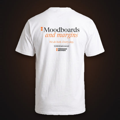 Moodboards and Margins Tee, mock-up [m655fb-03]