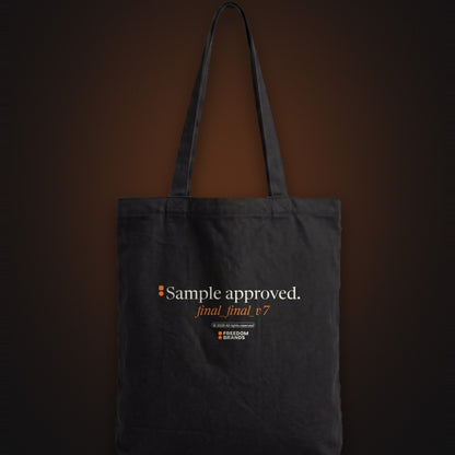 Sample Approved Tote, mock-up [m655fb-03]