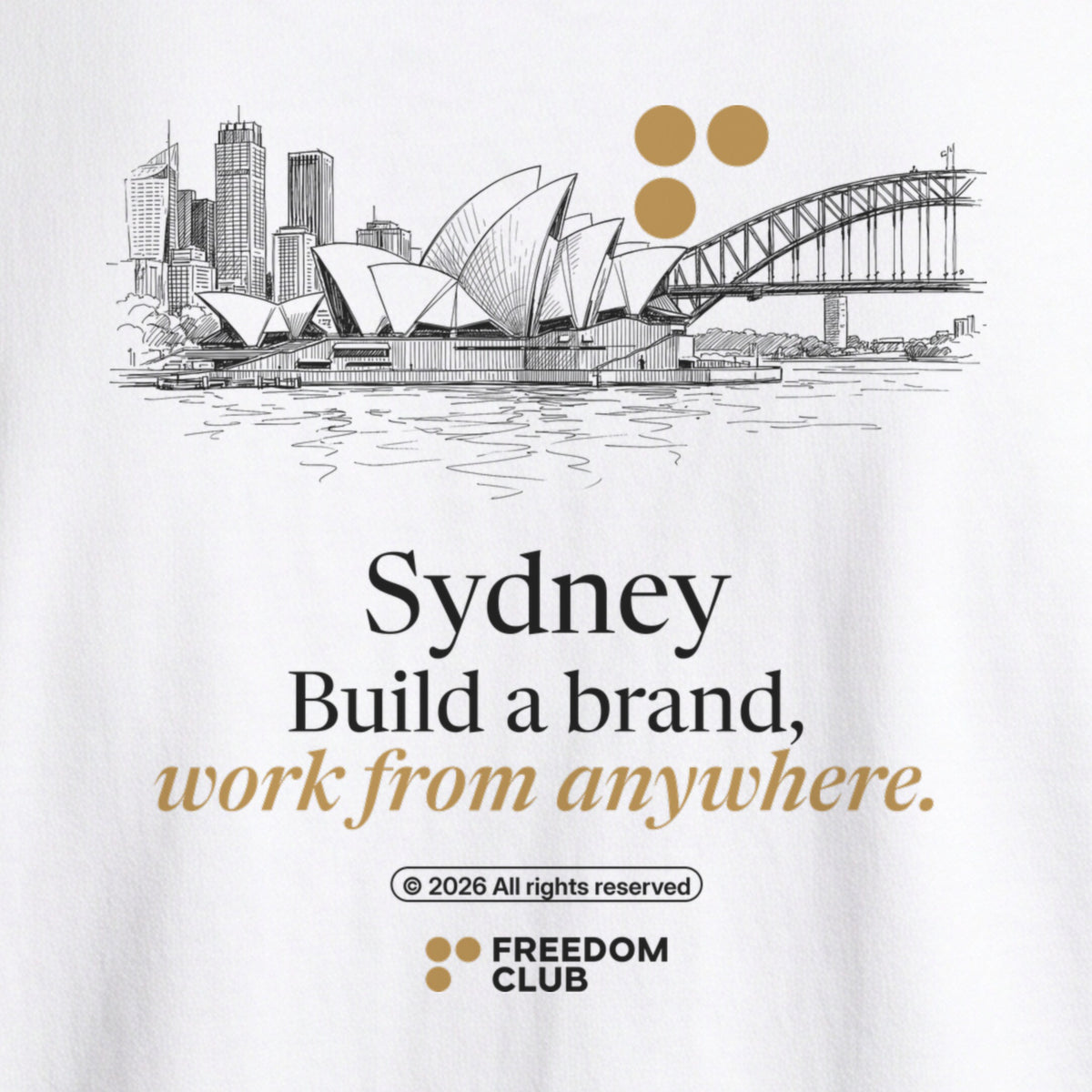 The Sydney Tee, back print detail [m712-04]