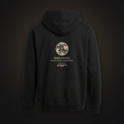 Work From Anywhere Hoodie, back, print true to size [m655v2-03]