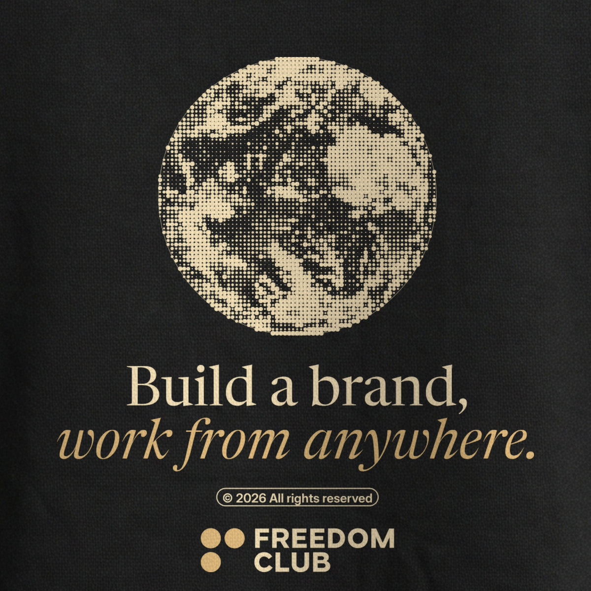 Work From Anywhere Hoodie, back print detail [m655v2-04]