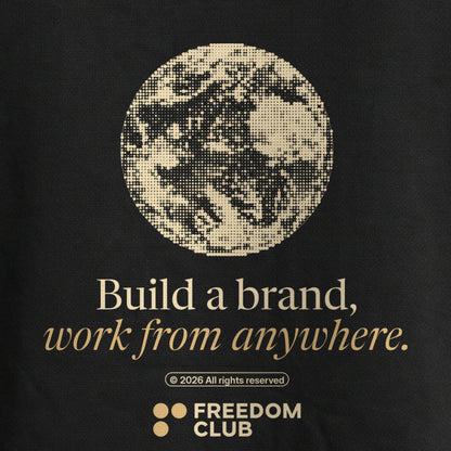 Work From Anywhere Hoodie, back print detail [m655v2-04]